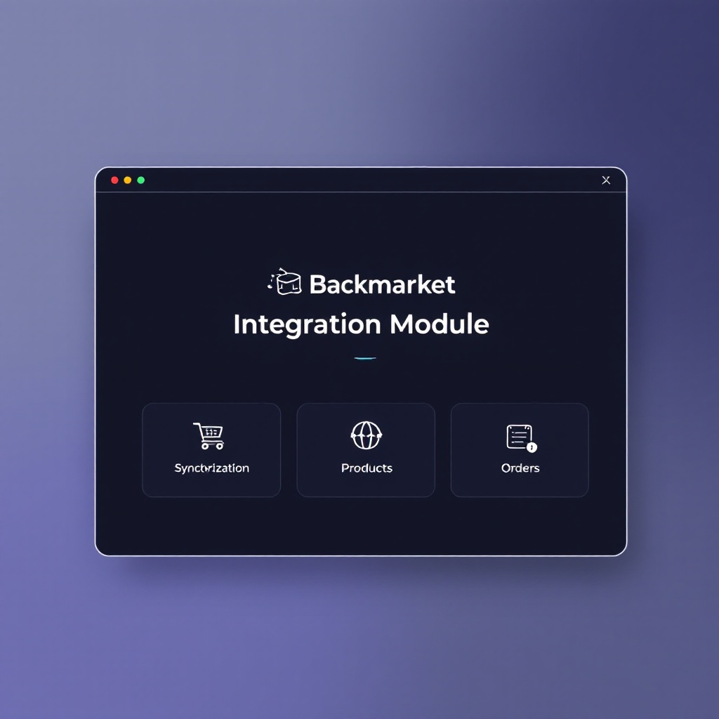 Interface of Backmarket Integration Module for PrestaShop